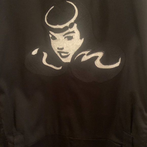 Tatyana pin up dress, size 4xl, lightly loved, button down front and sleeve - Picture 2 of 8